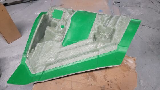 Fiberglass bus front surround for european bus GRP rear fascia for school bus