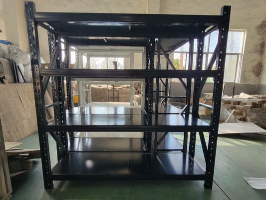 Almacenamiento de carga media y pesada Estantes de almacén industrial Sistema de pallet rack usado