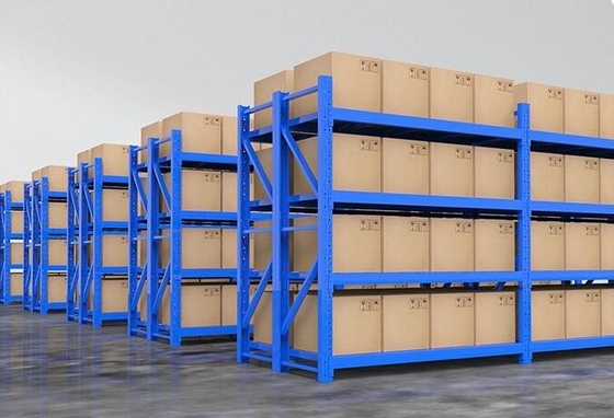 Almacenamiento de carga media y pesada Estantes de almacén industrial Sistema de pallet rack usado