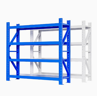 Almacenamiento de carga media y pesada Estantes de almacén industrial Sistema de pallet rack usado