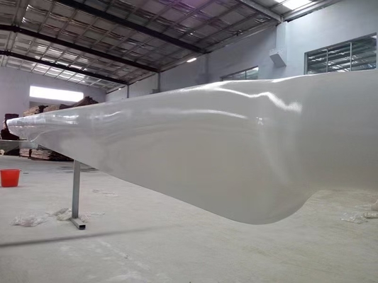 500 Kilogramos de palas de turbina eólica de FRP, tipo de pala retorcida, hechas de plástico reforzado con fibra