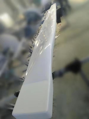 500 Kilogramos de palas de turbina eólica de FRP, tipo de pala retorcida, hechas de plástico reforzado con fibra