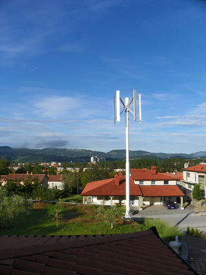 Las hojas de las turbinas eólicas reforzadas con fibra de vidrio vertical Tecnología avanzada para una generación óptima de energía