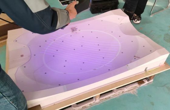 Muela de molde de madera de balsa CNC para el GFRP