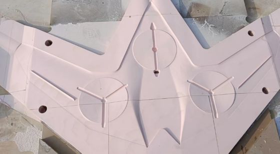 Muela de molde de madera de balsa CNC para el GFRP