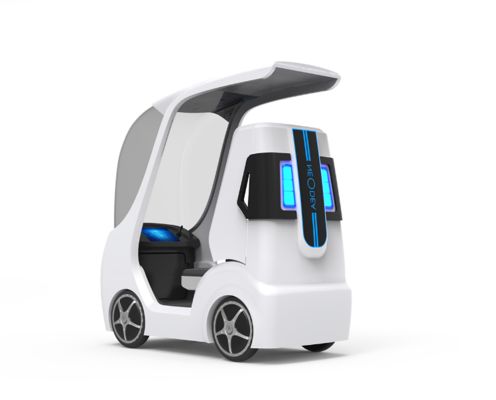 carcasa del vehículo autónomo de fibra de vidrio/ carcasa exterior de fibra de vidrio para automóviles autónomos