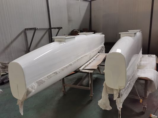 Cabina de barco de fibra de vidrio Blanco Partes de barco de fibra de vidrio con flexibilidad para moldear en diferentes formas y seguridad