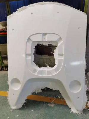 Proceso de laminado manual y garantía de cubierta de techo para embarcaciones de fibra de vidrio CABINA