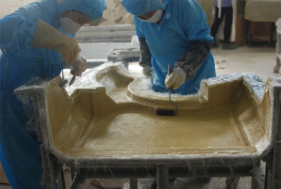 Pintura de gel coat de superficie de tamaño personalizado, alta relación resistencia-peso con tecnología SMC y RTM
