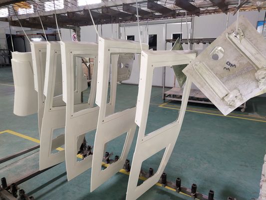 Panel de carrocería de camión de fibra de vidrio de color personalizado para proyecto de panel de camión