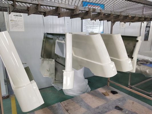 Panel de carrocería de camión de fibra de vidrio de color personalizado para proyecto de panel de camión