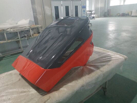 Capó de tractor de FRP GRP, componentes de equipos agrícolas de fibra de vidrio con excelente resistencia química, que garantizan el rendimiento en agricultura