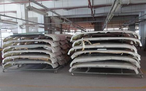 Parachoques de autobús de fibra de vidrio SMC de alta durabilidad, caja de batería, exterior de autocar FRP