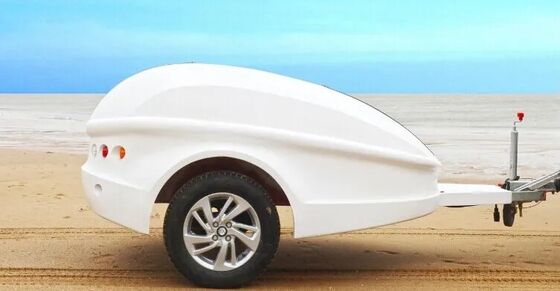 Carcasa de remolque de viaje ligero, carrocería de caravana moldeada de FRP  Carcasa de remolque de viaje SMC de una sola pieza