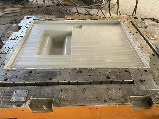 SMC One-Piece Bathroom Shower Base & Chassis custom size shower base