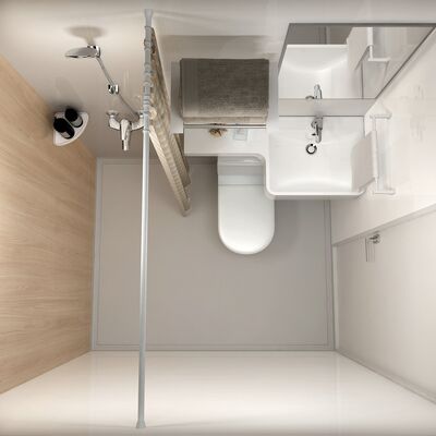 durable composite ceiling modular bathroom components SMC wet wall panels