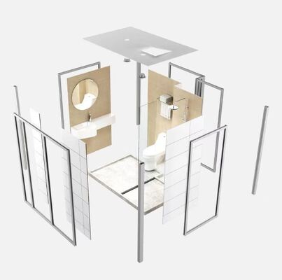 Unidad de baño prefabricada integrada SMC completa SMC integrada