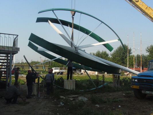 Hojas de viento de FRP, hoja de rotor de turbina eólica híbrida de carbono y fibra de vidrio de tamaño personalizado